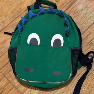 Kids Green Dinosaur Backpack